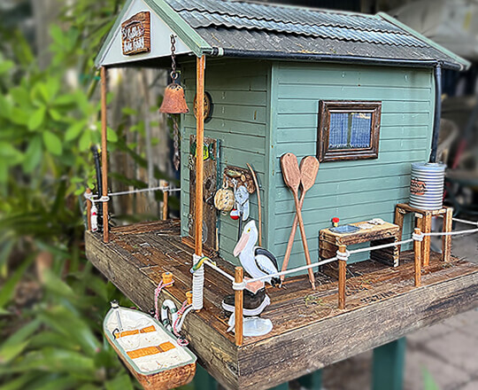 Custom built hive to help make natural honey